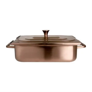 Brushed Bronze Rectangle Chafer 3.8L