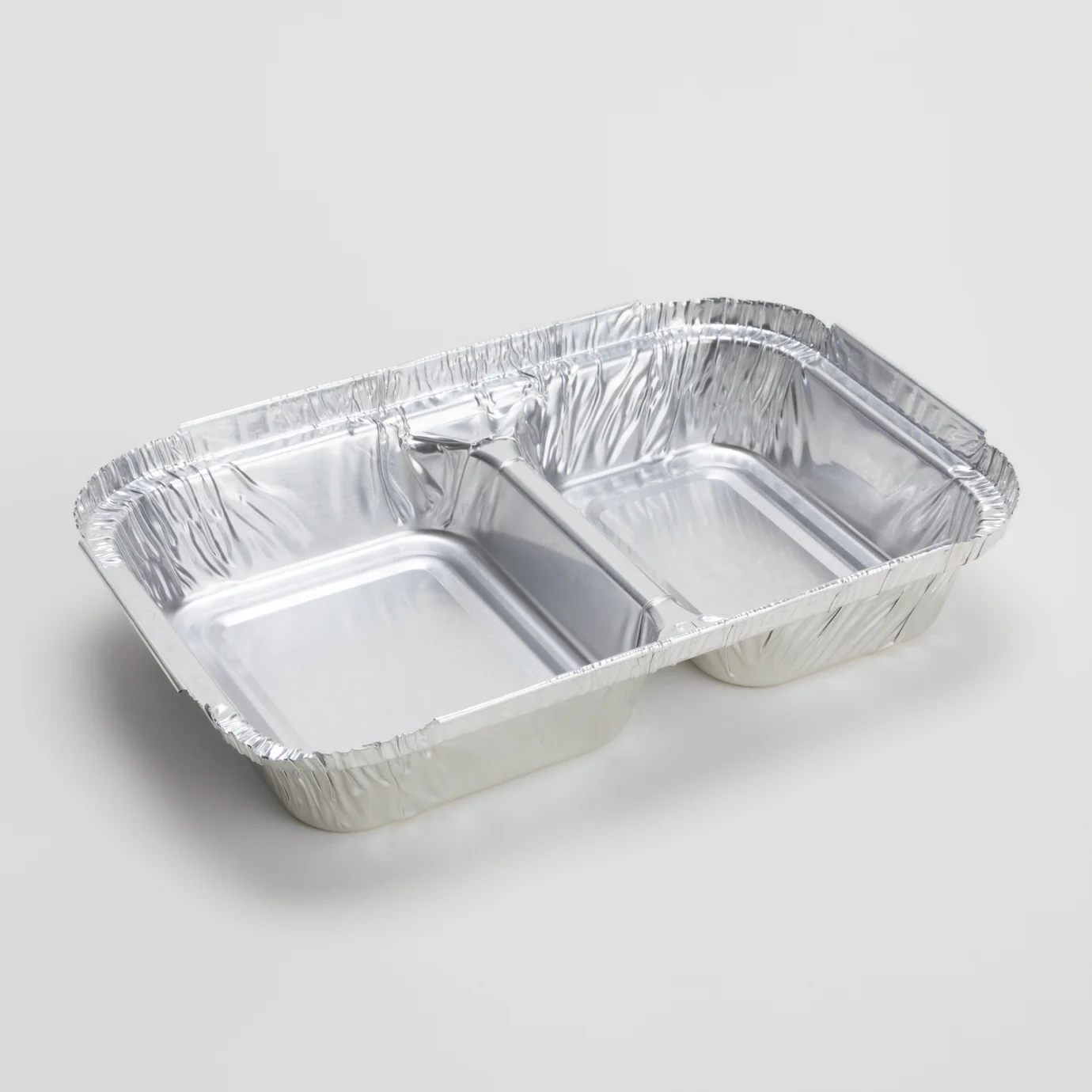 2 Compartment Foil Containers x500