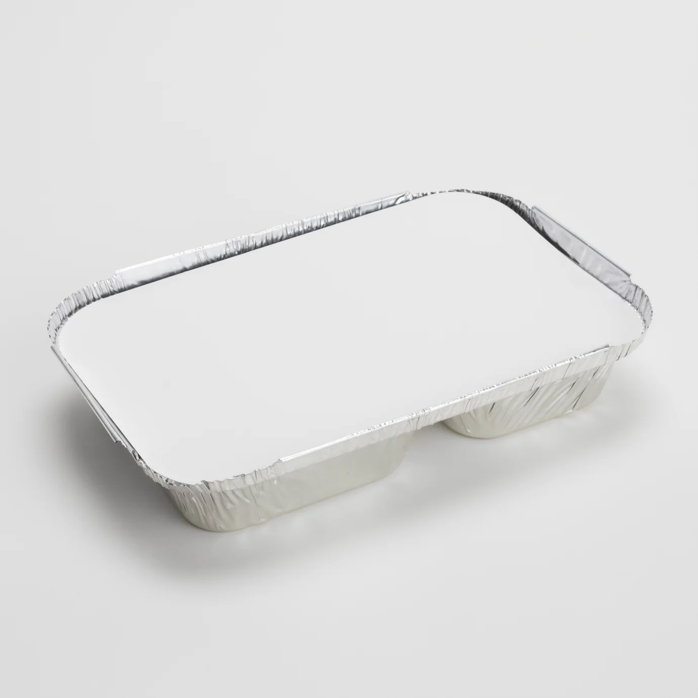 2 Compartment Foil Containers x500 - Image 2